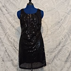 1920's style Sequin Little Black Dress